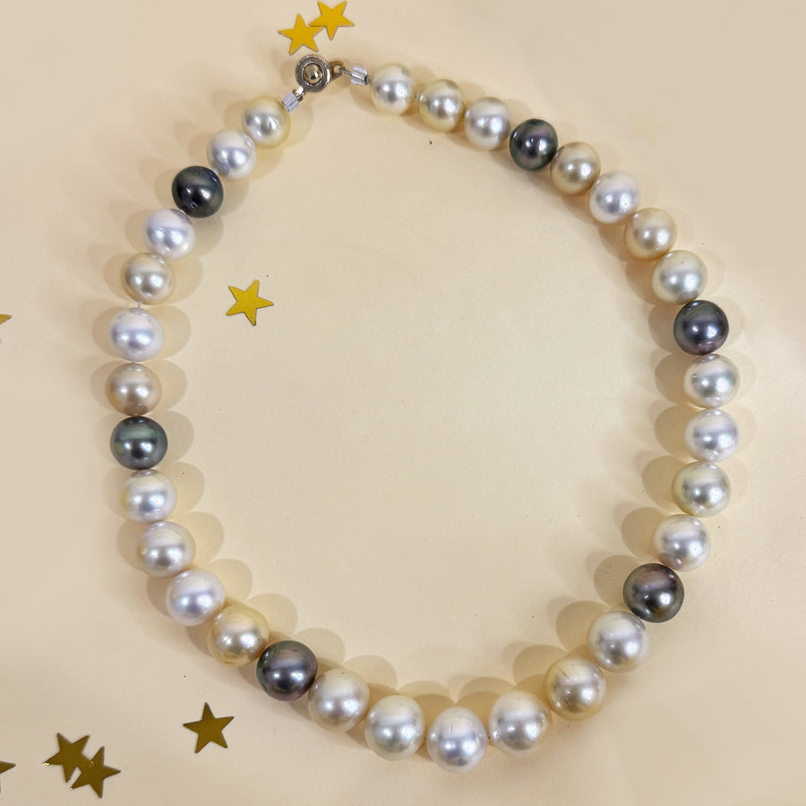 Multi Hued South Sea Pearl Strand