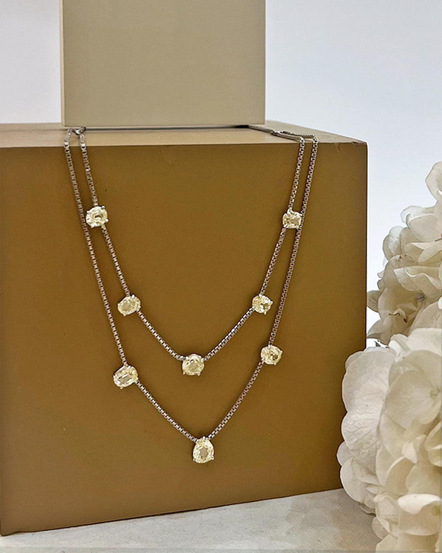 Rosecut Double layer Necklace