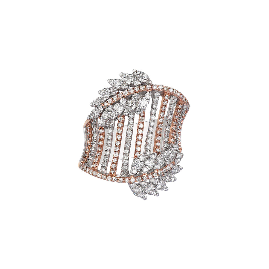 Wreath Diamond Band
