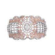 Oval Diamond Cuff