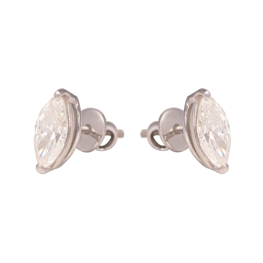 Solitire Marquise Earrings