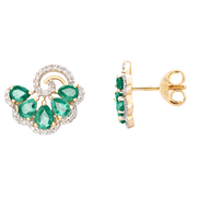 Envious emerald earrings