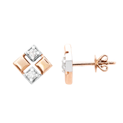 Check Diamond Studs