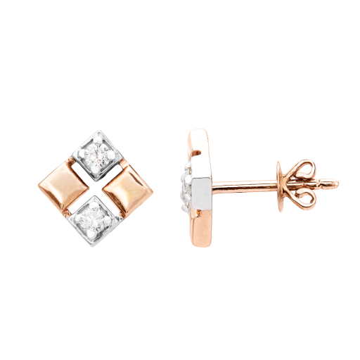 Check Diamond Studs
