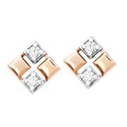 Check Diamond Studs