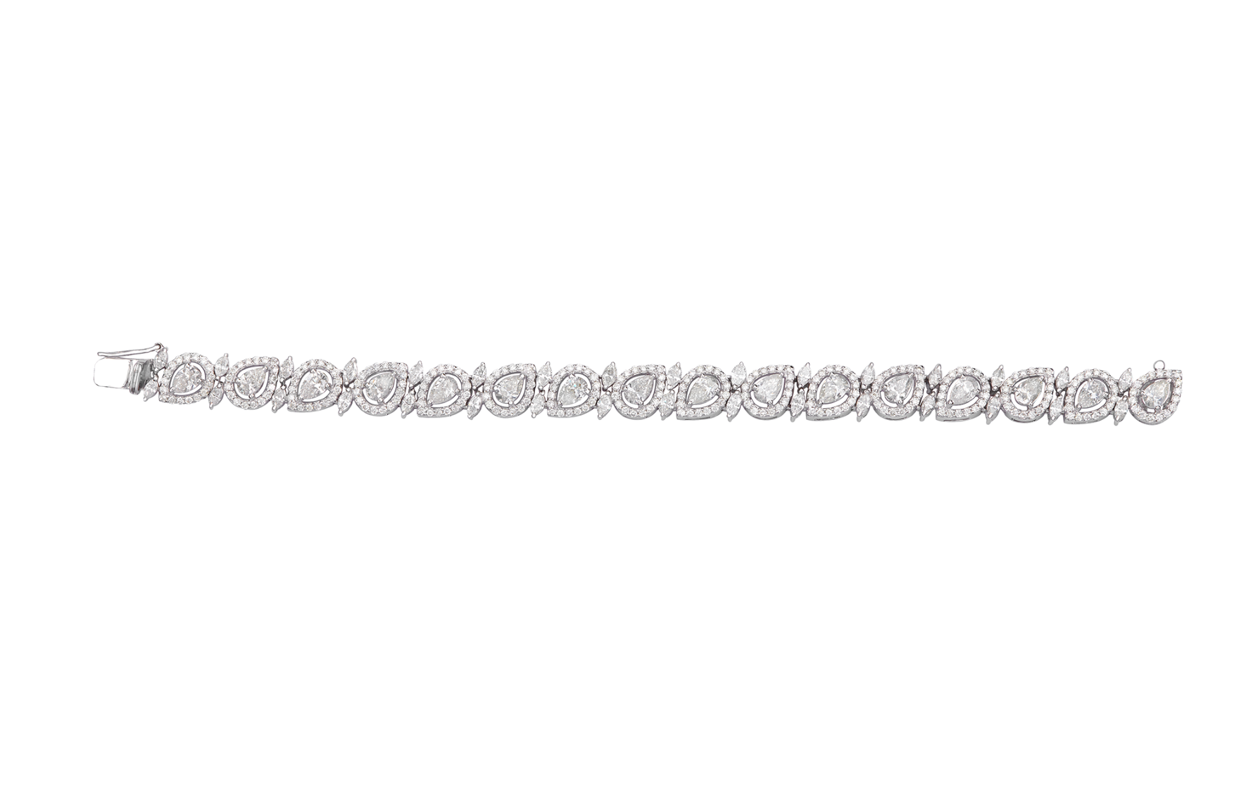 Pear Marquee Tennis bracelet