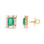 Glorious Emerald Studs