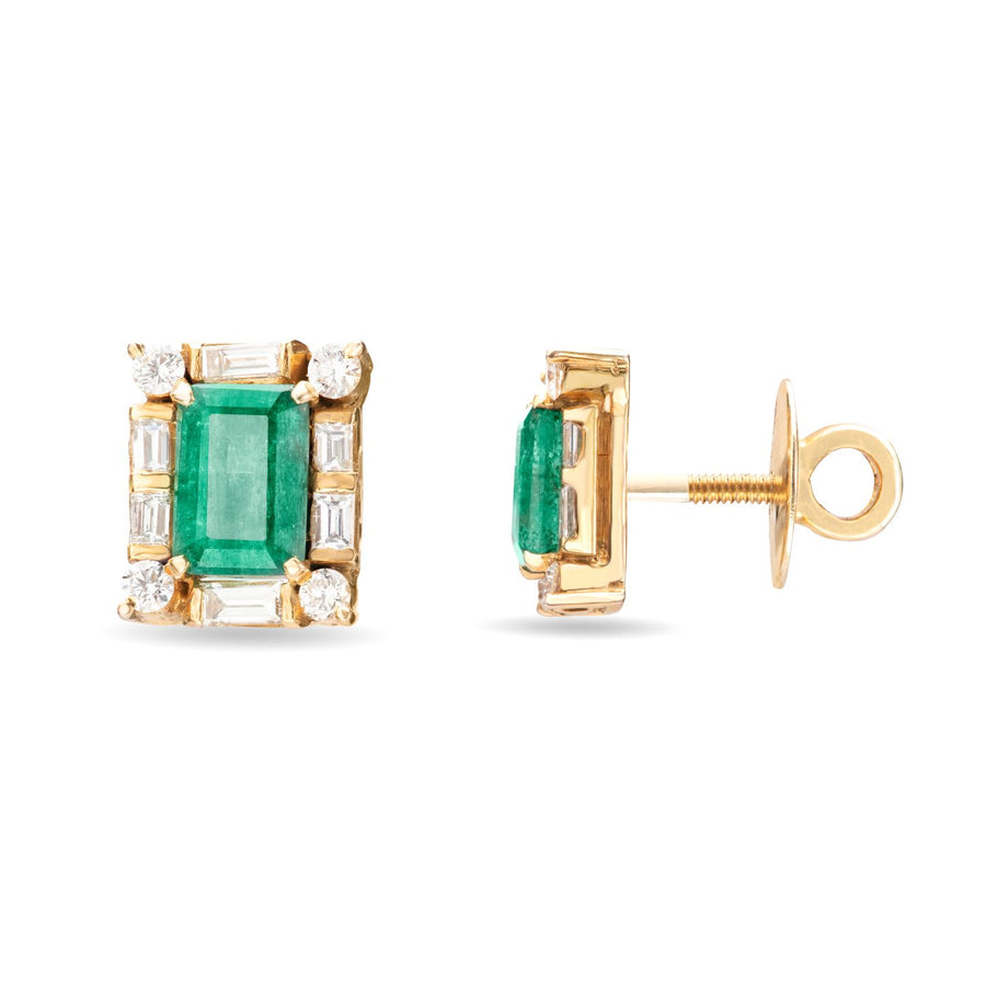Glorious Emerald Studs