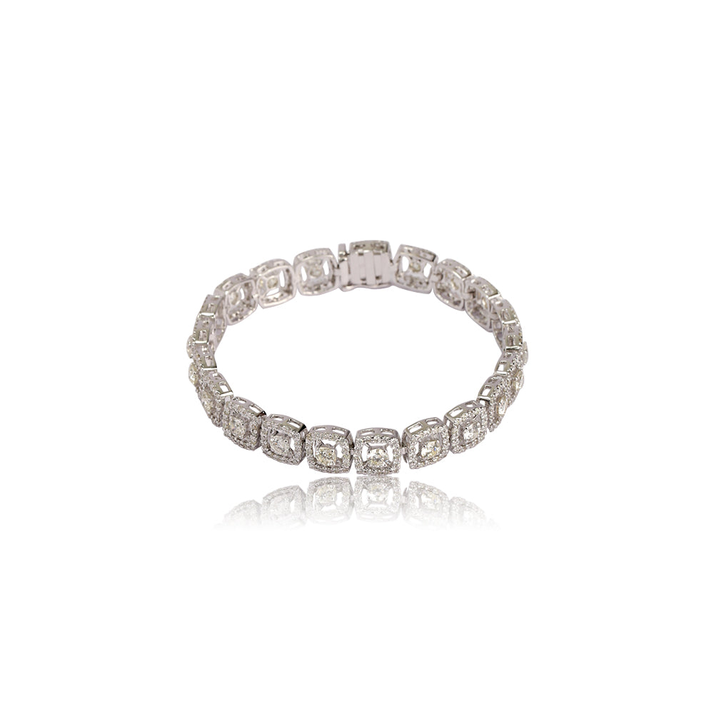Round Diamond  Tennis Bracelet