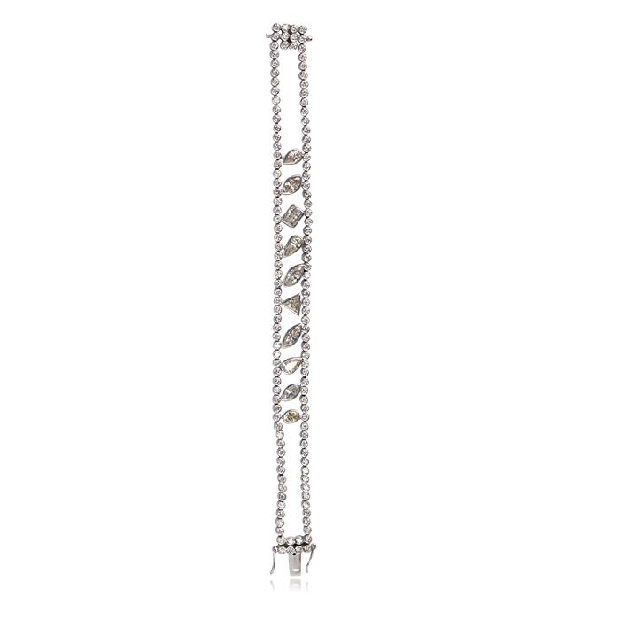 Multi Shaped Diamond Bracelet