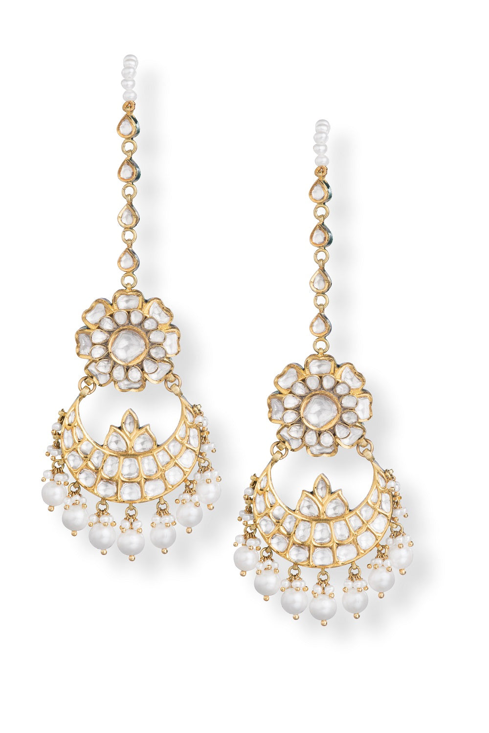 Polki Pearl Necklace