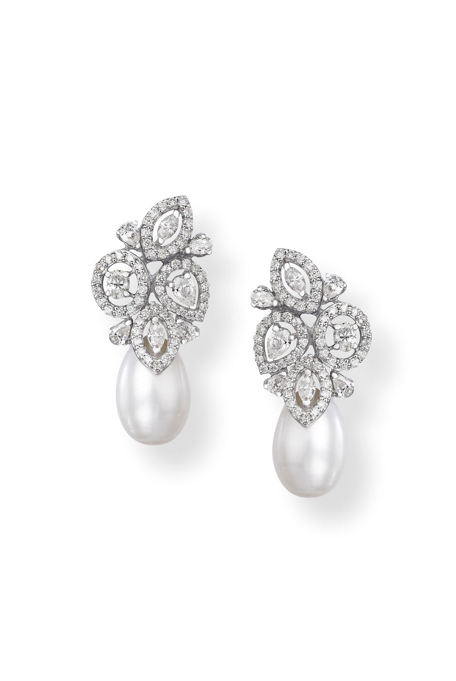 Pristine Pearl Diamond Necklace