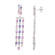 Multi-Sapphire Danglers