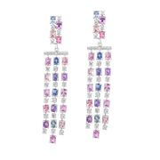 Multi-Sapphire Danglers