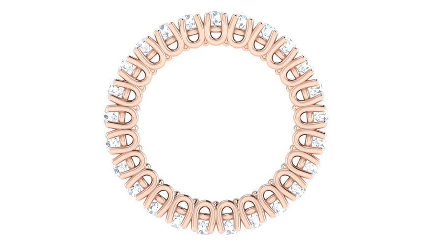 Round Diamond Infinity Band