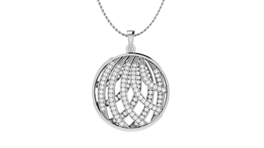 Cross over pendant