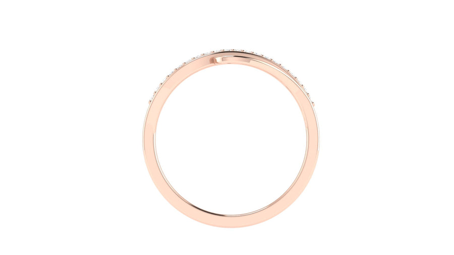 Swirl Diamond Ring