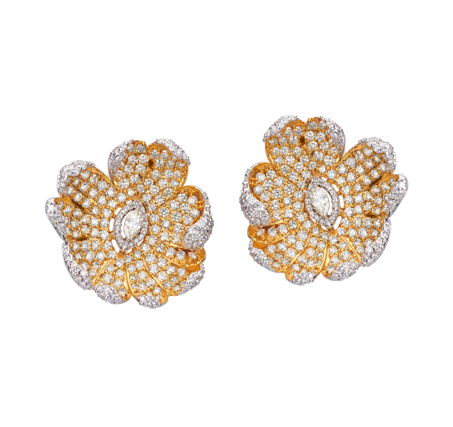 Canary Yellow Diamond Earrings