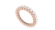 Round Diamond Infinity Band