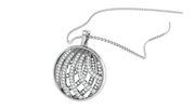 Cross over pendant