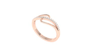 Swirl Diamond Ring