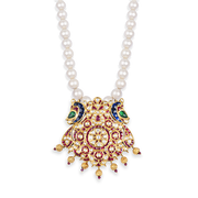 Peacock Kundan Pendant