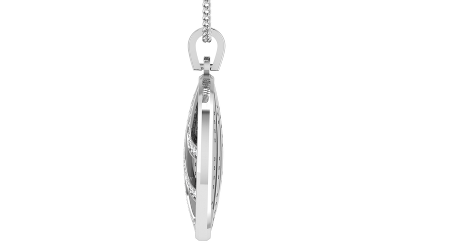 Cross over pendant