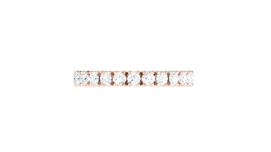 Round Diamond Infinity Band