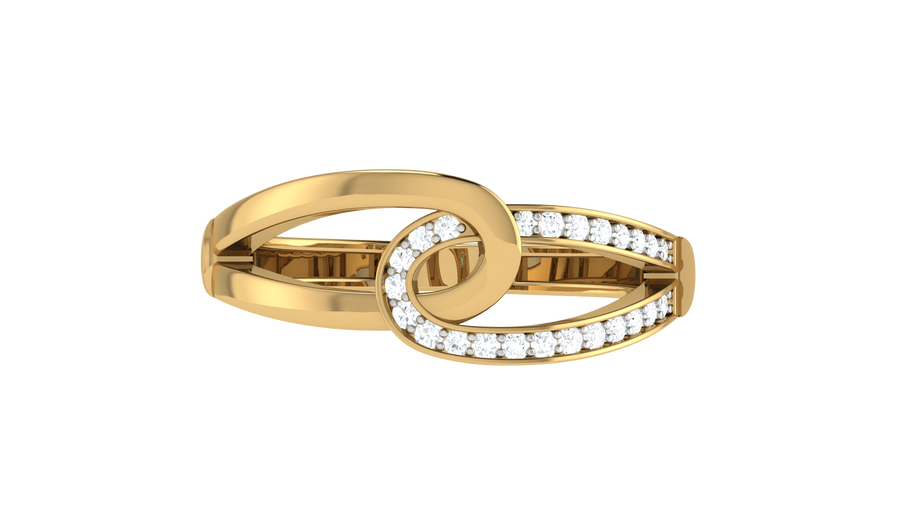Entwined  Diamond Ring