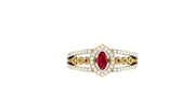 Ruby Marquee Ring