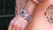 Ruby Beads diamond bracelet