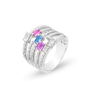Multi Sapphire Ring