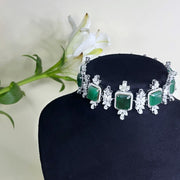Rectangle Choker Emerald