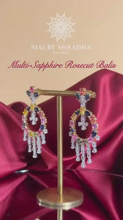 Multi sapphire Chandbalis