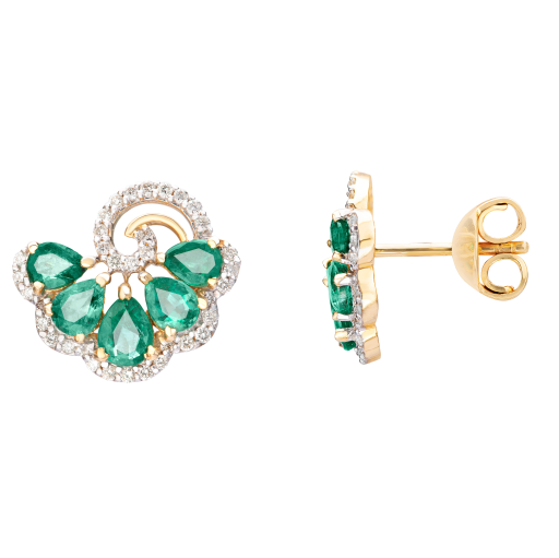 Envious emerald earrings