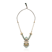 Emerald Rosecut Diamond Pendant