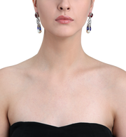 Tanzanite Ruby Earring