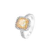 Canary Fancy Diamond Ring