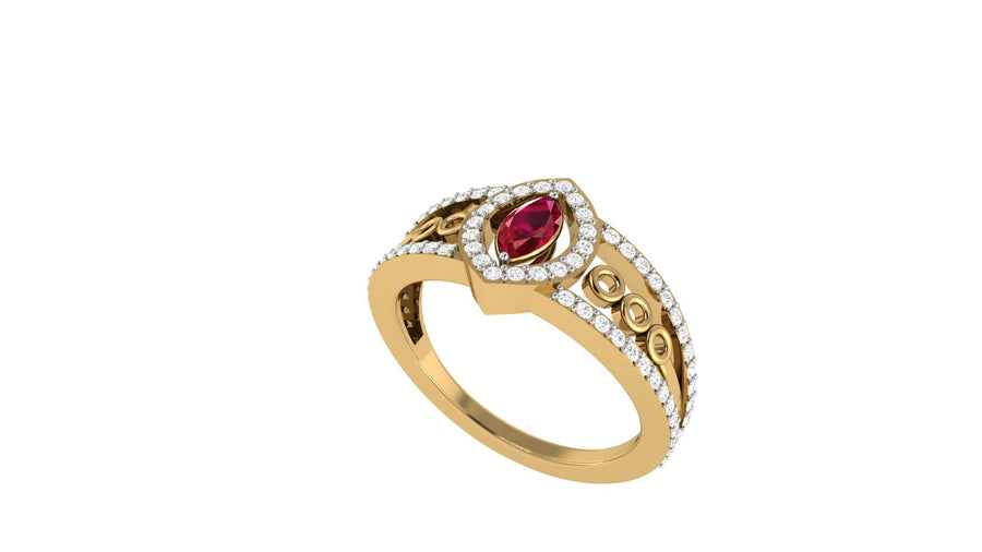 Ruby Marquee Ring